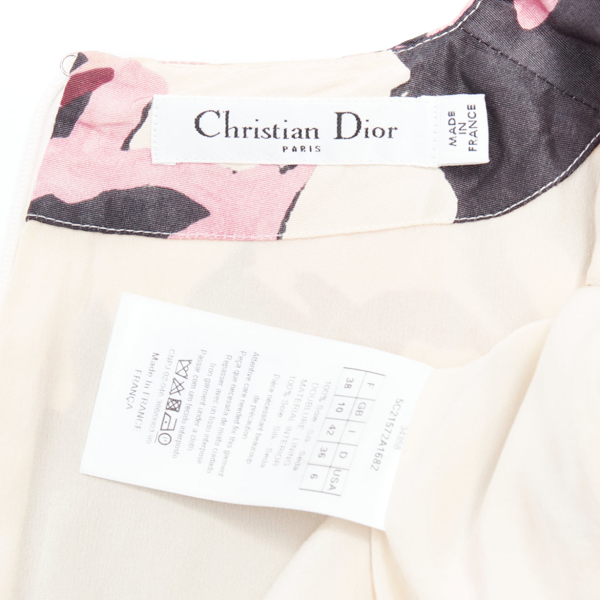 Dior Floral Tie Dress - Image 10