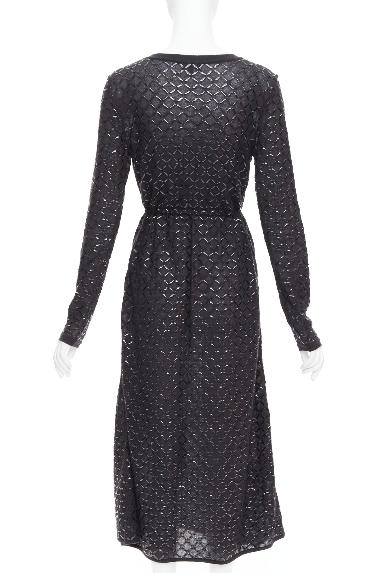 Chanel Criss Cross Knit Dress - Side view
