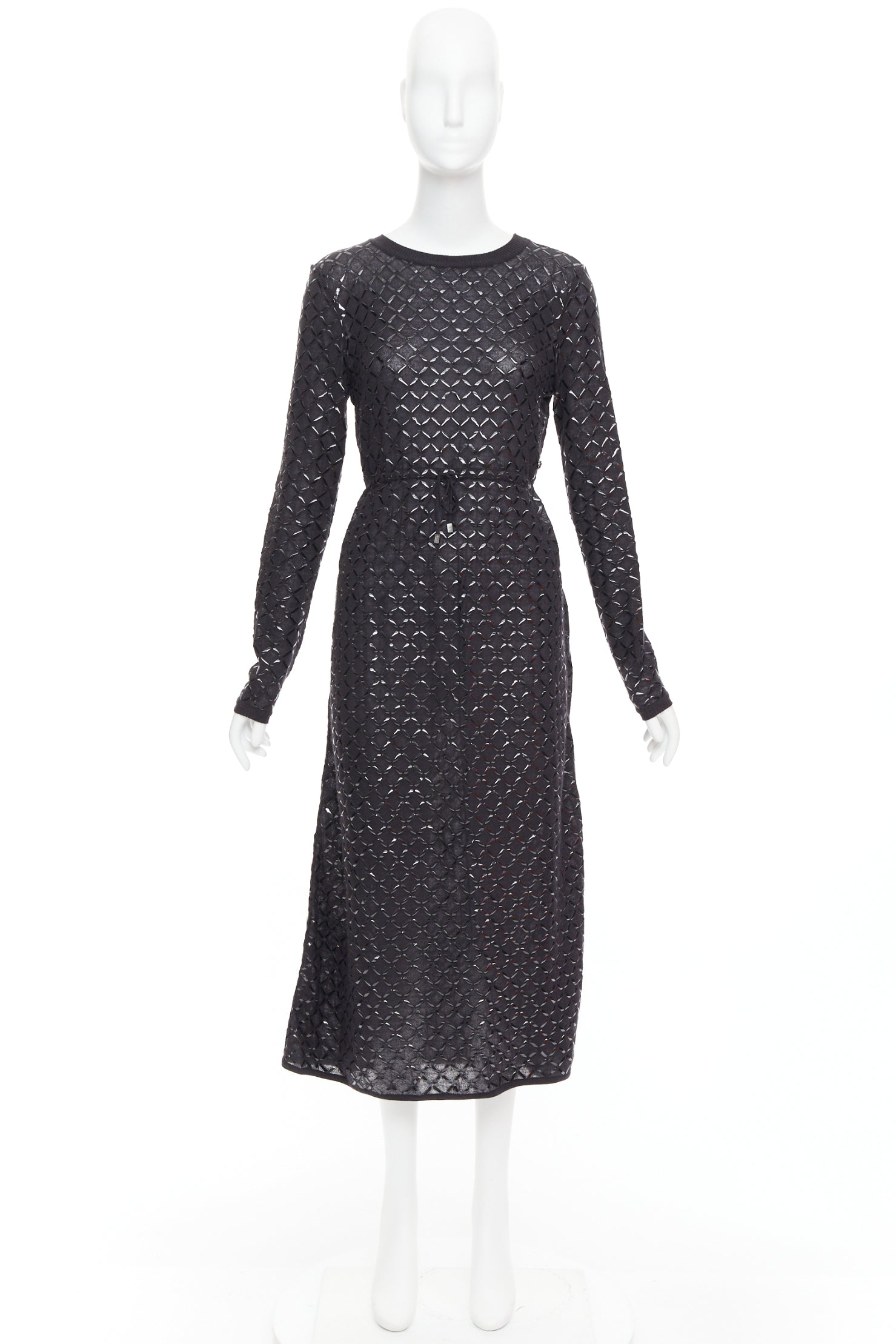 Chanel Criss Cross Knit Dress - Image 10