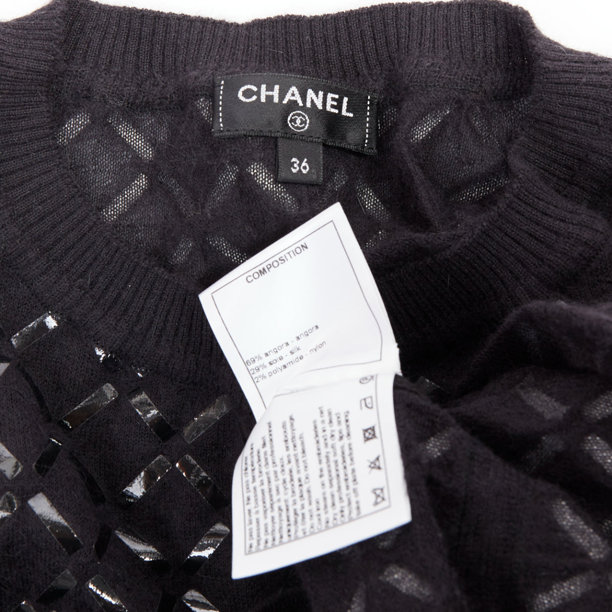 Chanel Criss Cross Knit Dress - Image 11