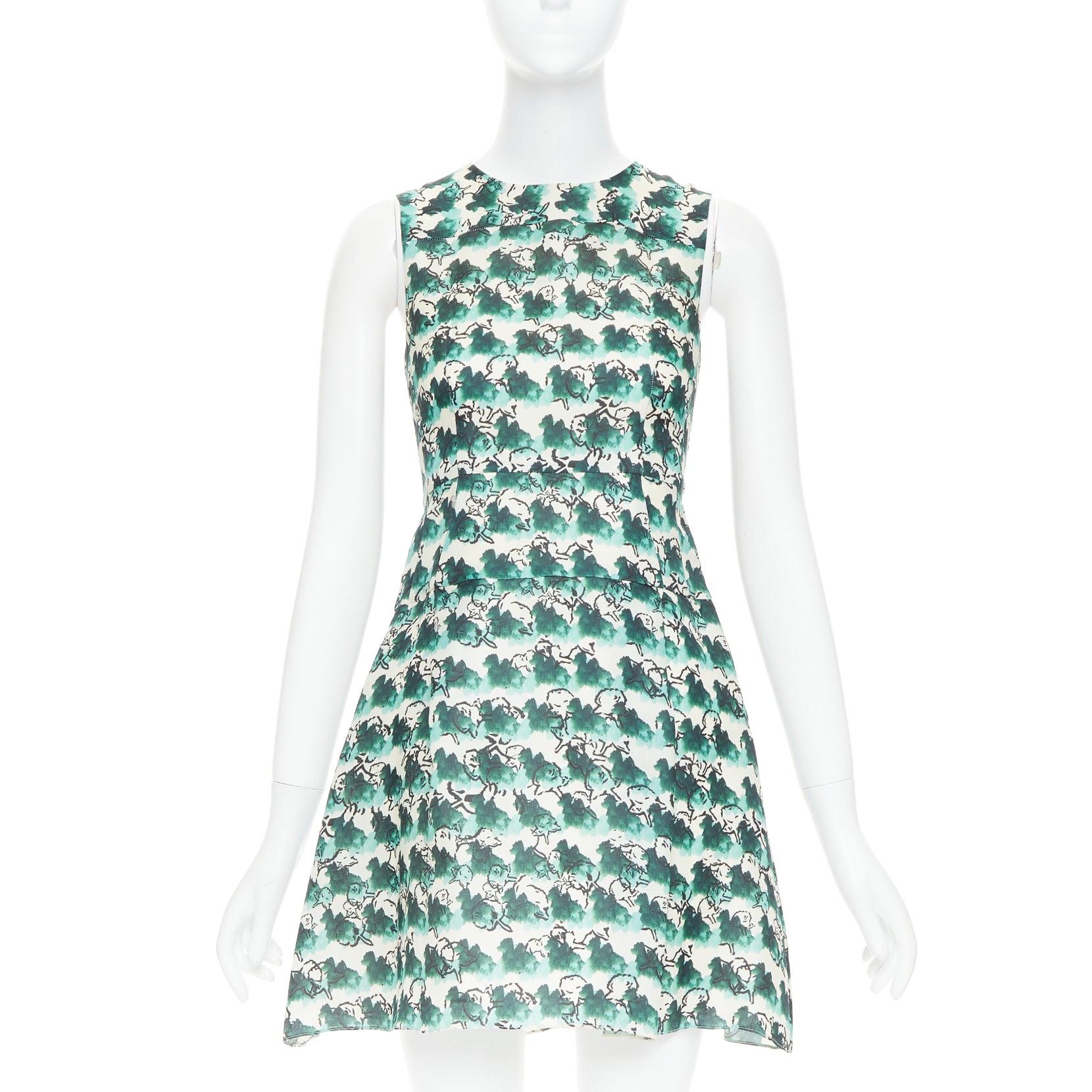 Tanya Taylor Abstract A-line Dress