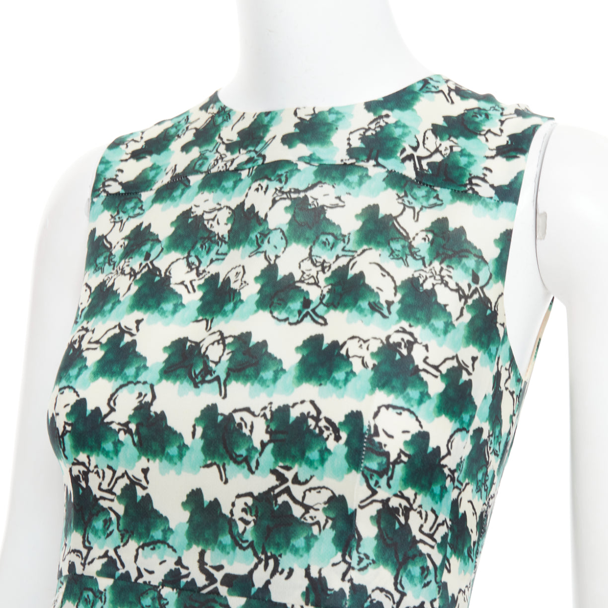 Tanya Taylor Abstract A-line Dress - Back view