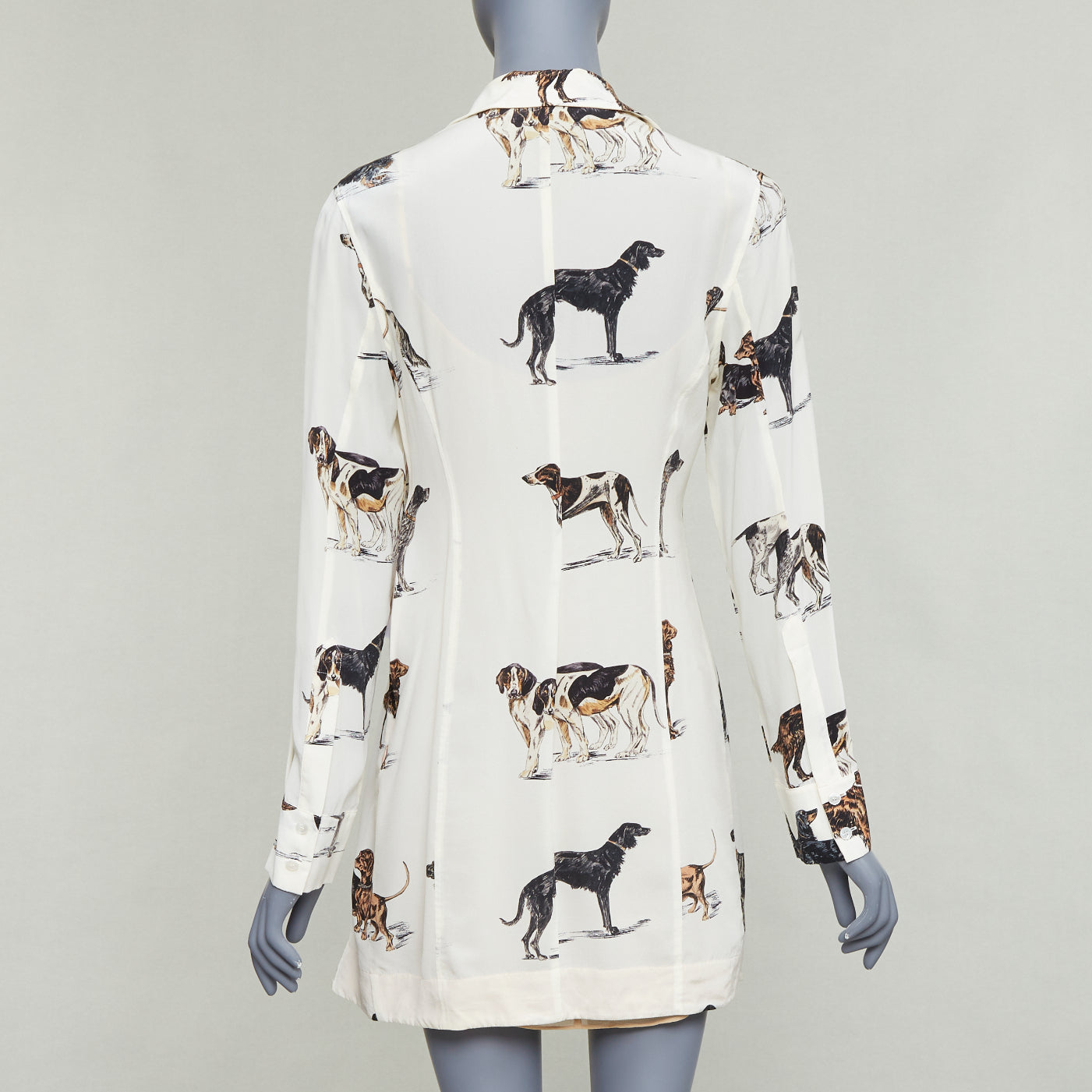 Stella Mccartney Dog Print Shirt Dress - Side view