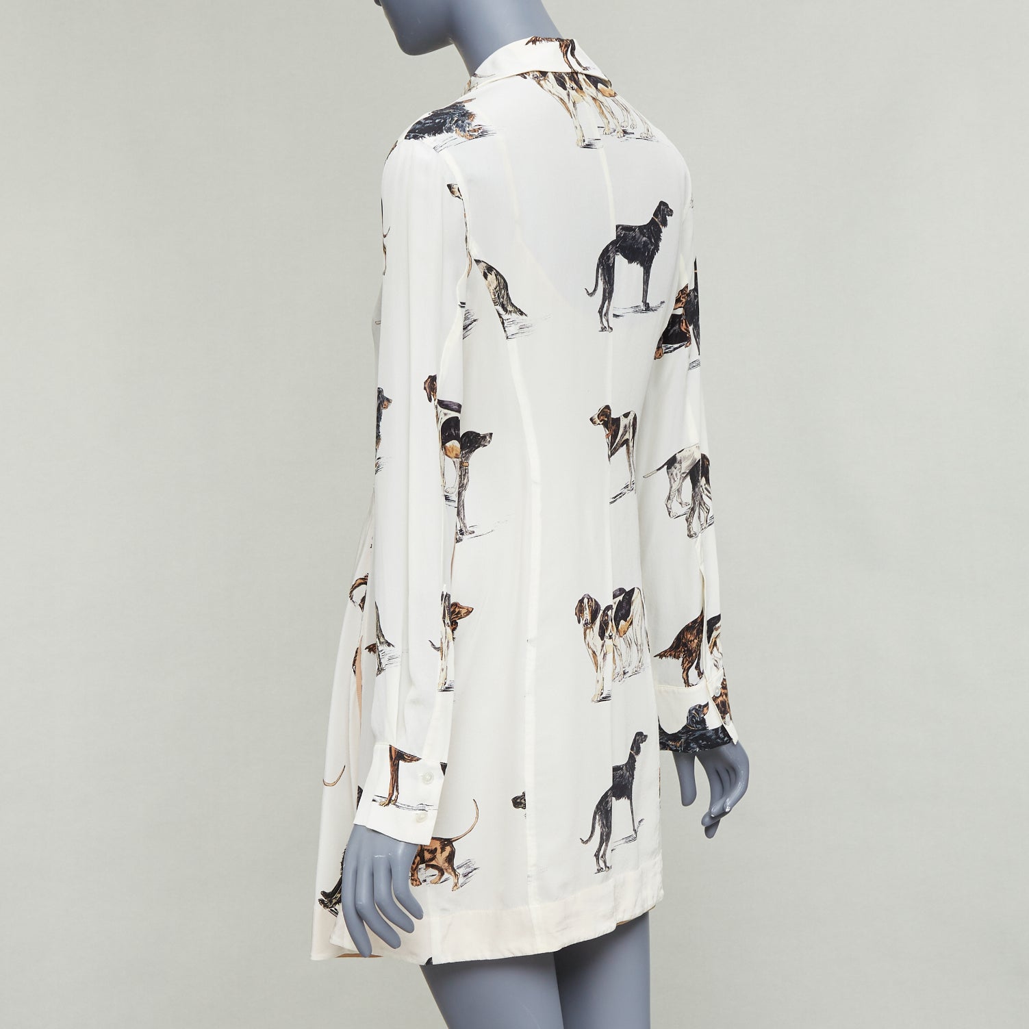 Stella Mccartney Dog Print Shirt Dress - Detail 1