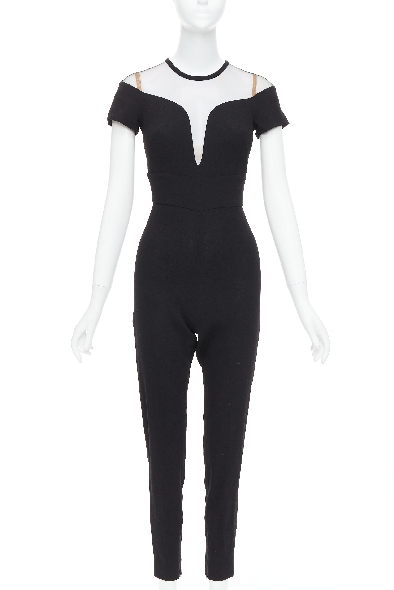 La Perla Sheer Wool Jumpsuit