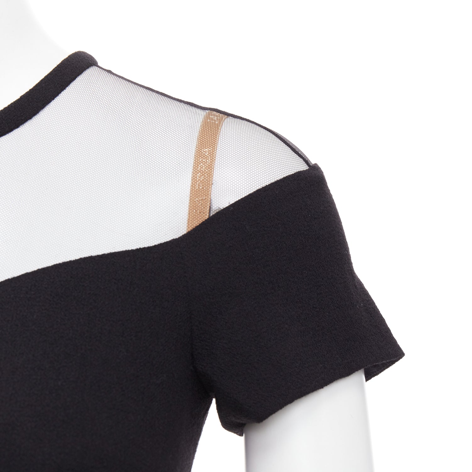 La Perla Sheer Wool Jumpsuit - Back view