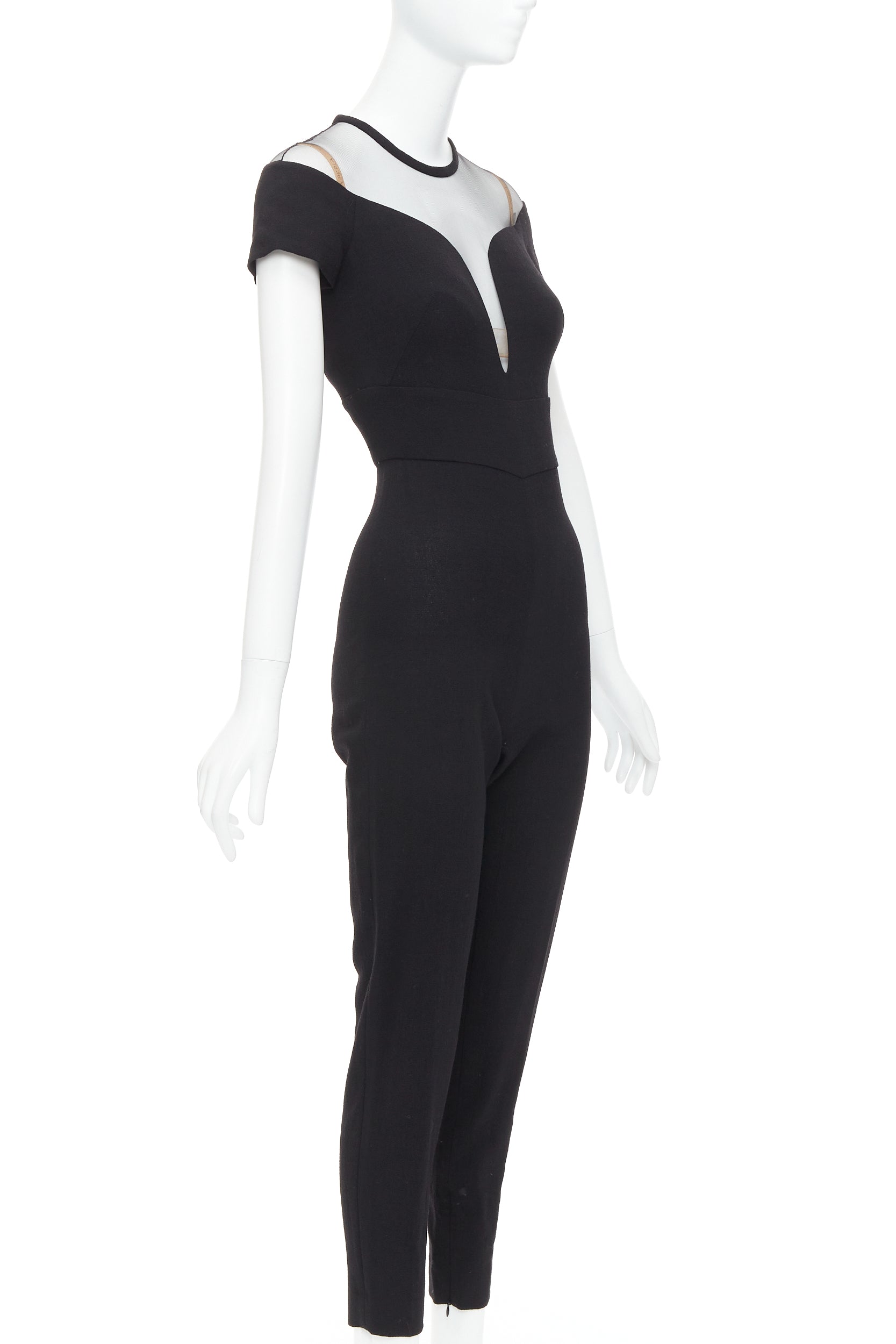 La Perla Sheer Wool Jumpsuit - Image 6