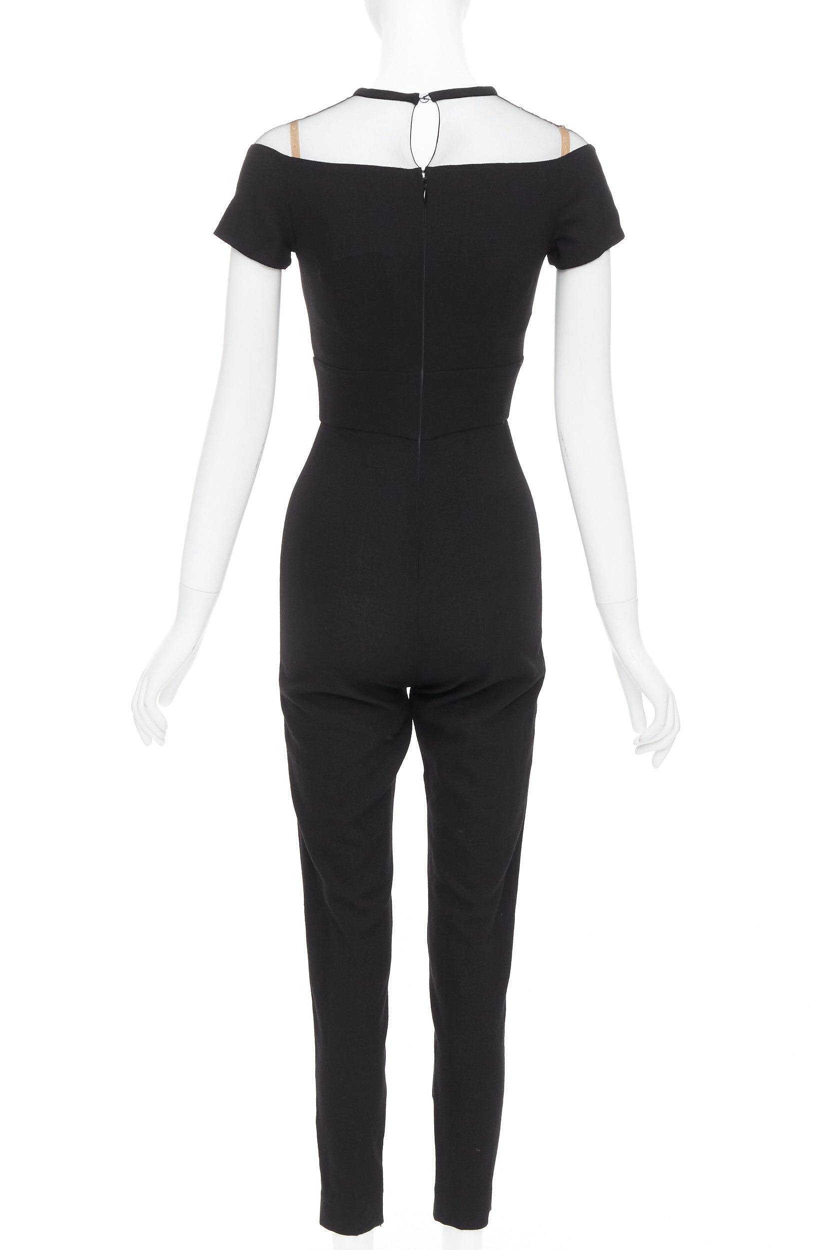 La Perla Sheer Wool Jumpsuit - Side view