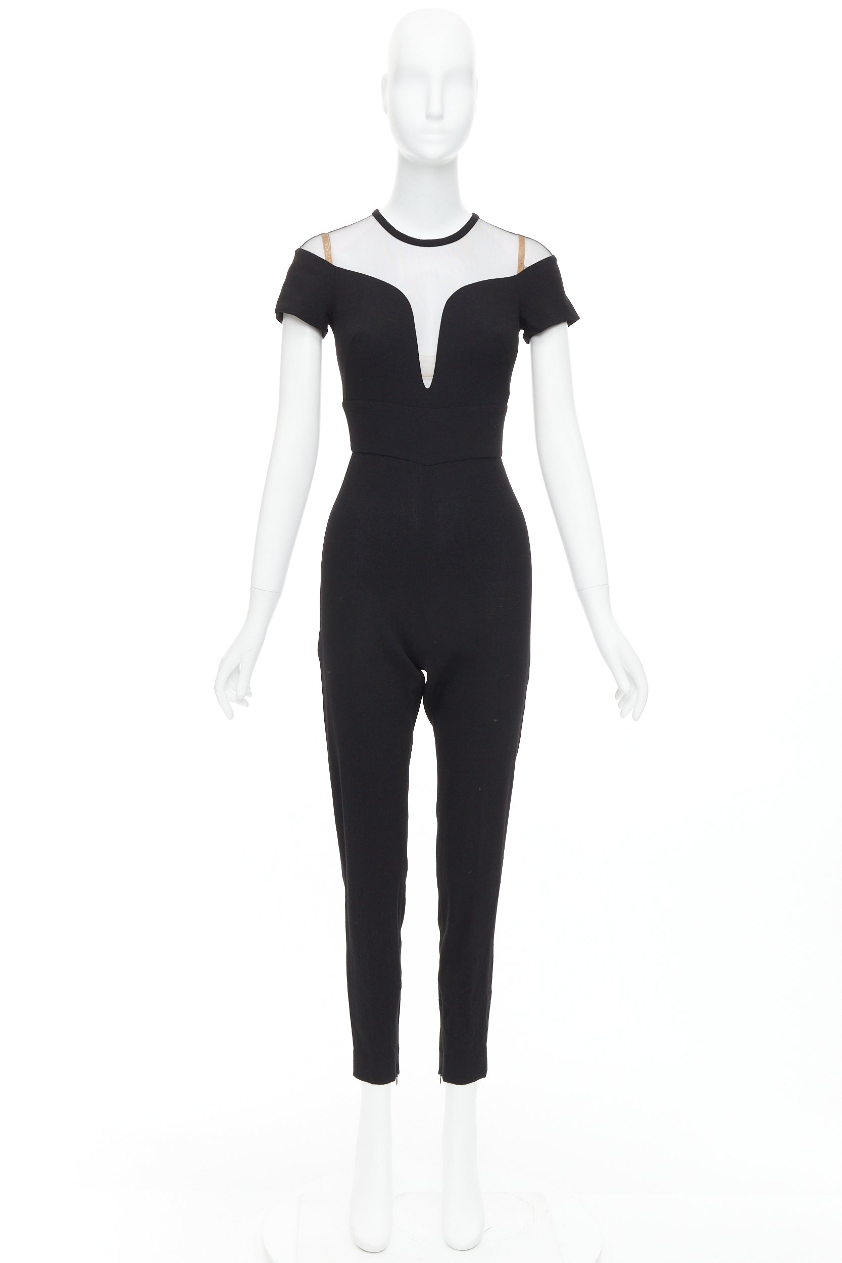 La Perla Sheer Wool Jumpsuit - Image 11
