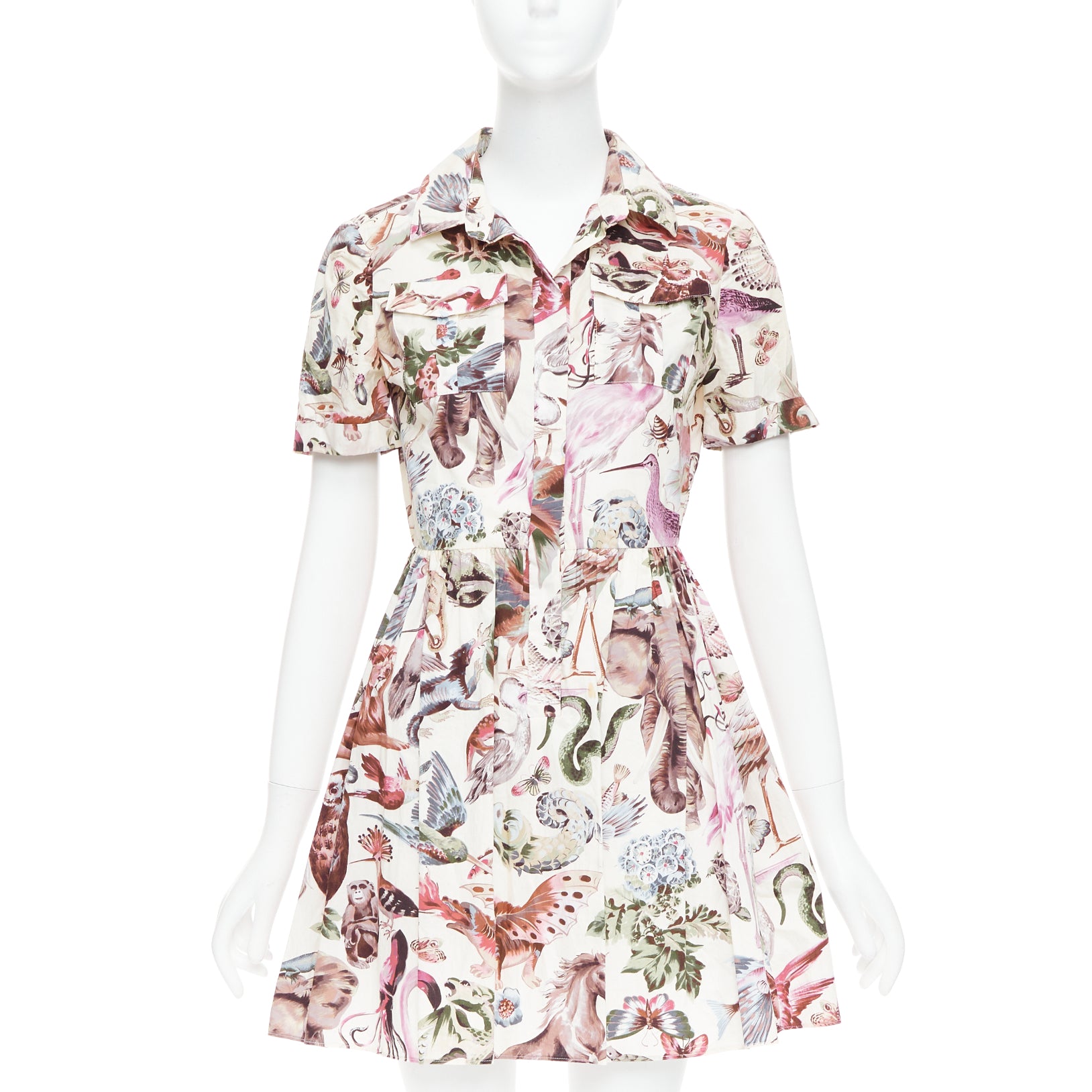 Valentino Garavani Animal Safari Dress