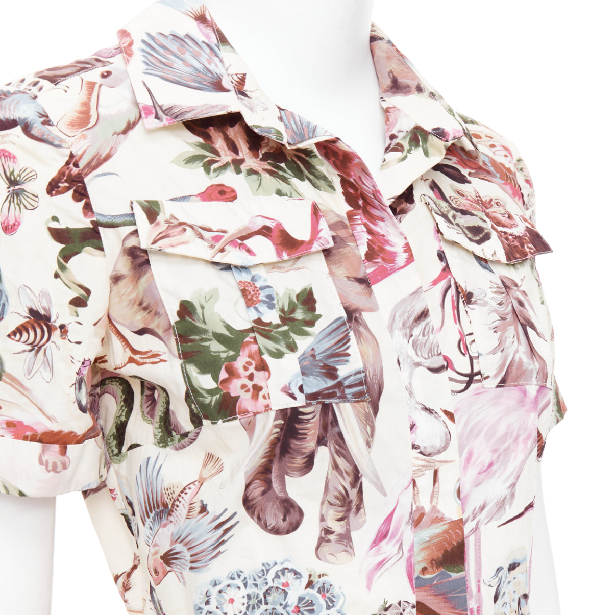 Valentino Garavani Animal Safari Dress - Back view