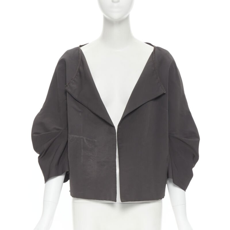 Marni Grey Cocoon Sleeve Jacket