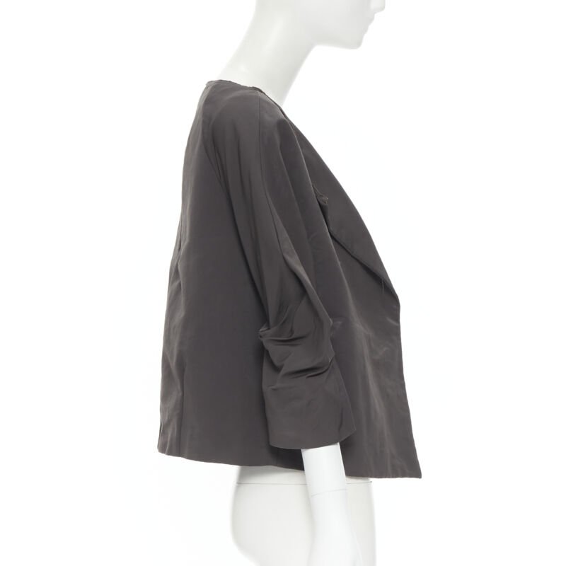 Marni Grey Cocoon Sleeve Jacket - 4