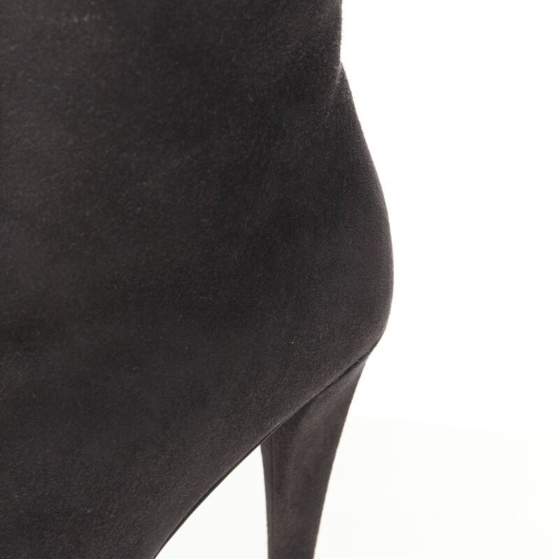 Yves Saint Laurent Almond Toe Platform Boots - Detail 2
