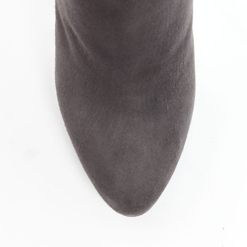 Yves Saint Laurent Almond Toe Platform Boots - Image 10