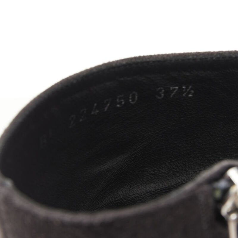 Yves Saint Laurent Almond Toe Platform Boots - Image 12