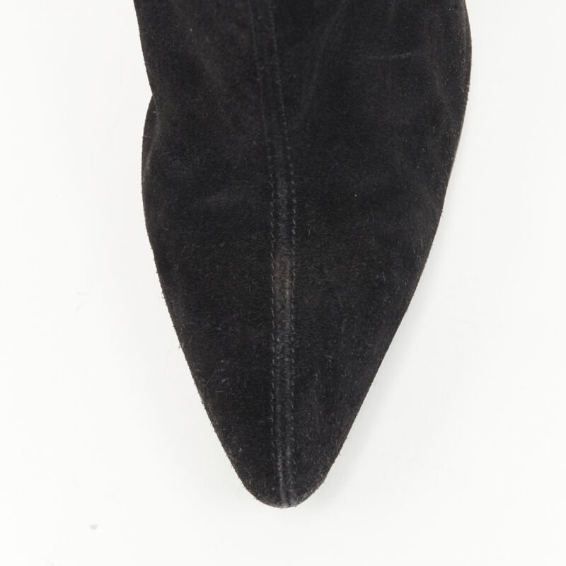 Gianni Versace Stitch Cutout Heel Boots - Detail 2