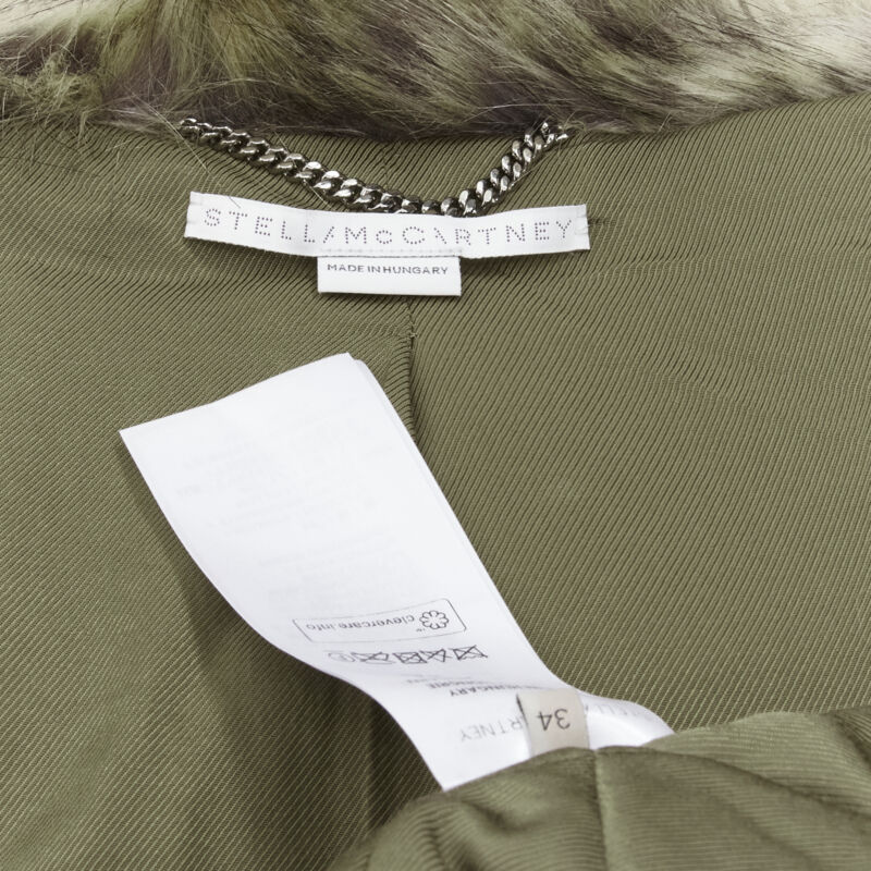 Stella Mccartney Faux Fur Drawstring Parka - Image 10