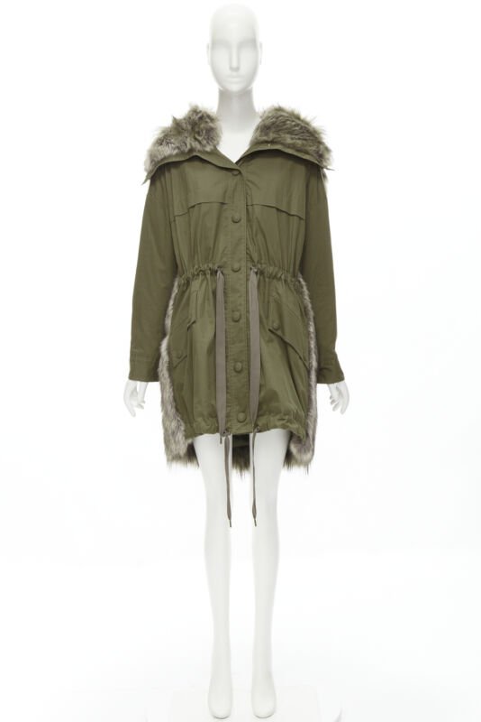 Stella Mccartney Faux Fur Drawstring Parka - Image 11