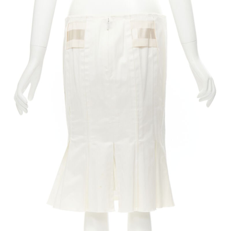 Gucci Grosgrain Trim Skirt - Side view