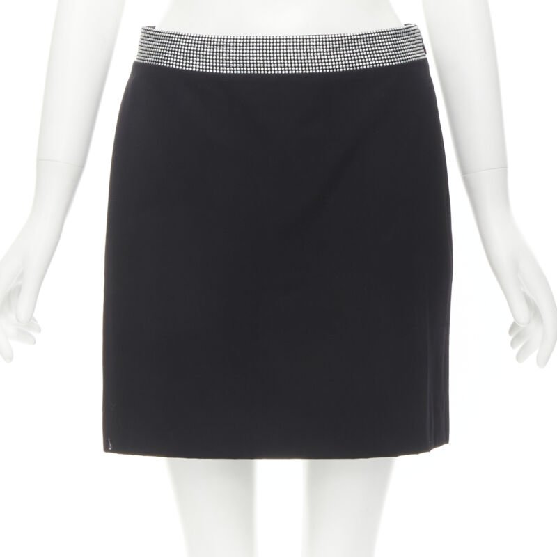Gianni Versace Studded Wool Skirt