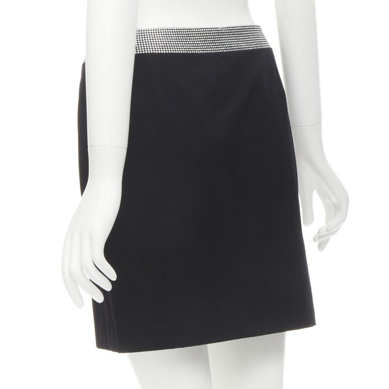 Gianni Versace Studded Wool Skirt - Detail 1