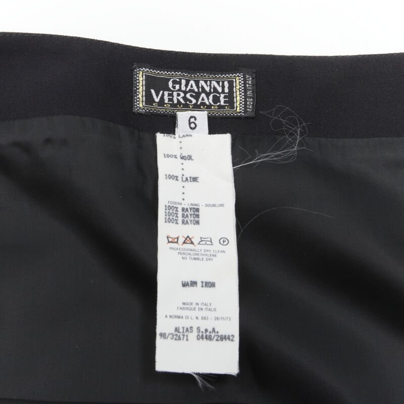 Gianni Versace Studded Wool Skirt - Detail 2