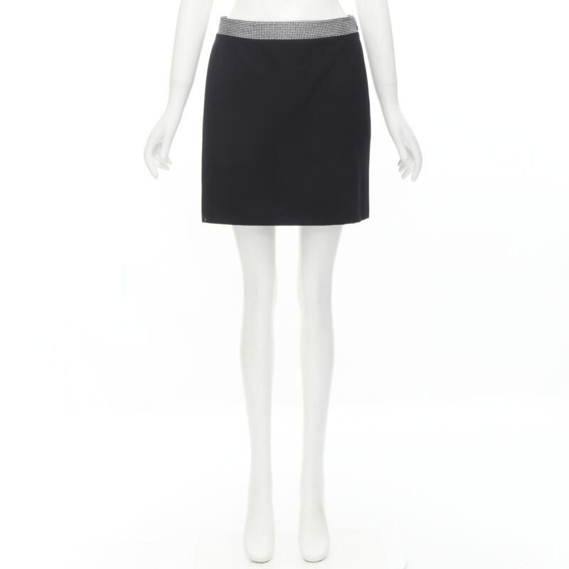 Gianni Versace Studded Wool Skirt - Image 10