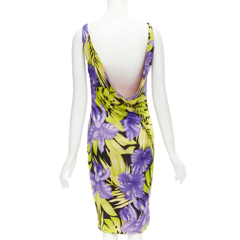 Istante Jungle Draped Dress - Side view