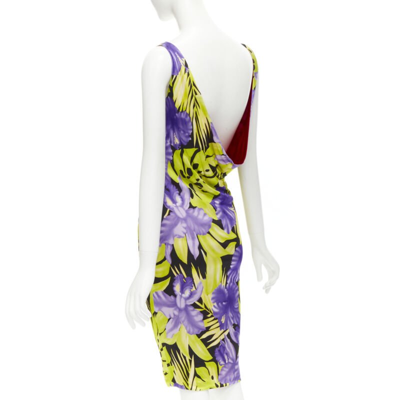 Istante Jungle Draped Dress - Detail 1