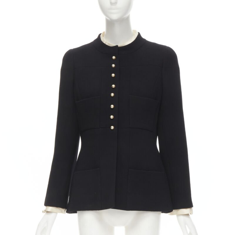 Chanel Black Pearl Panel Jacket