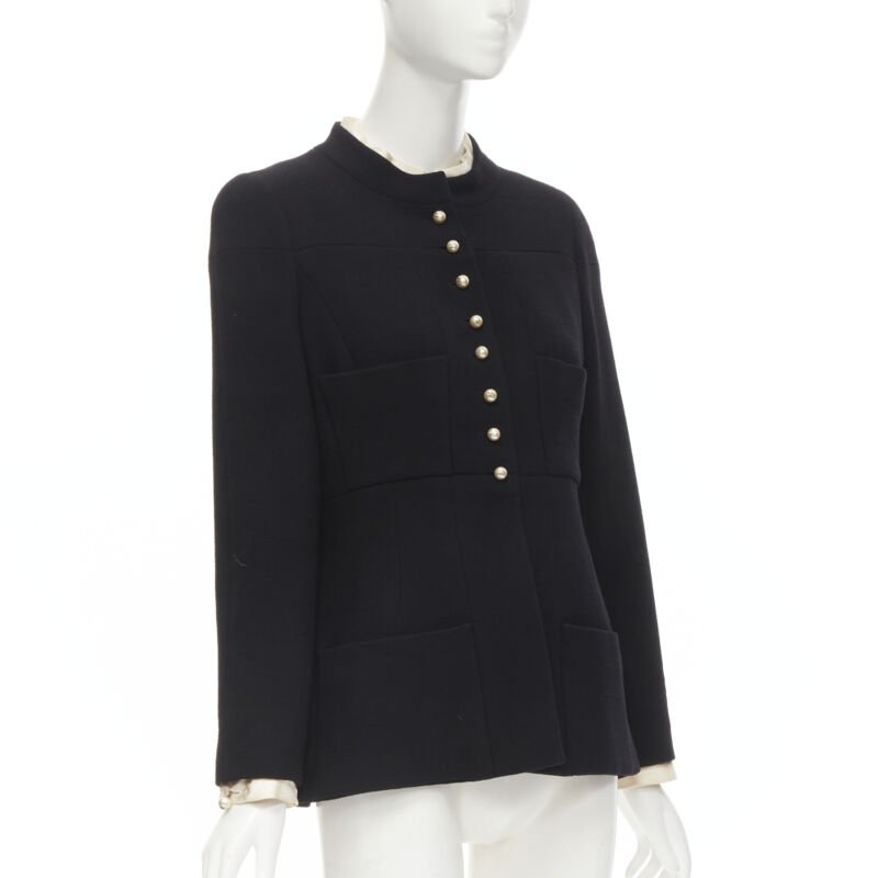 Chanel Black Pearl Panel Jacket - Image 6