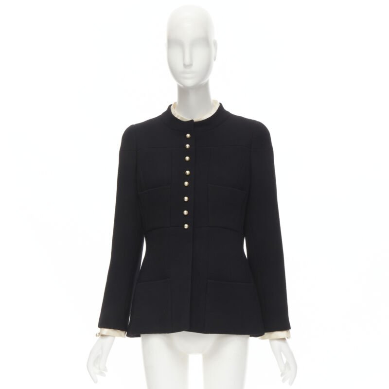 Chanel Black Pearl Panel Jacket - Image 12