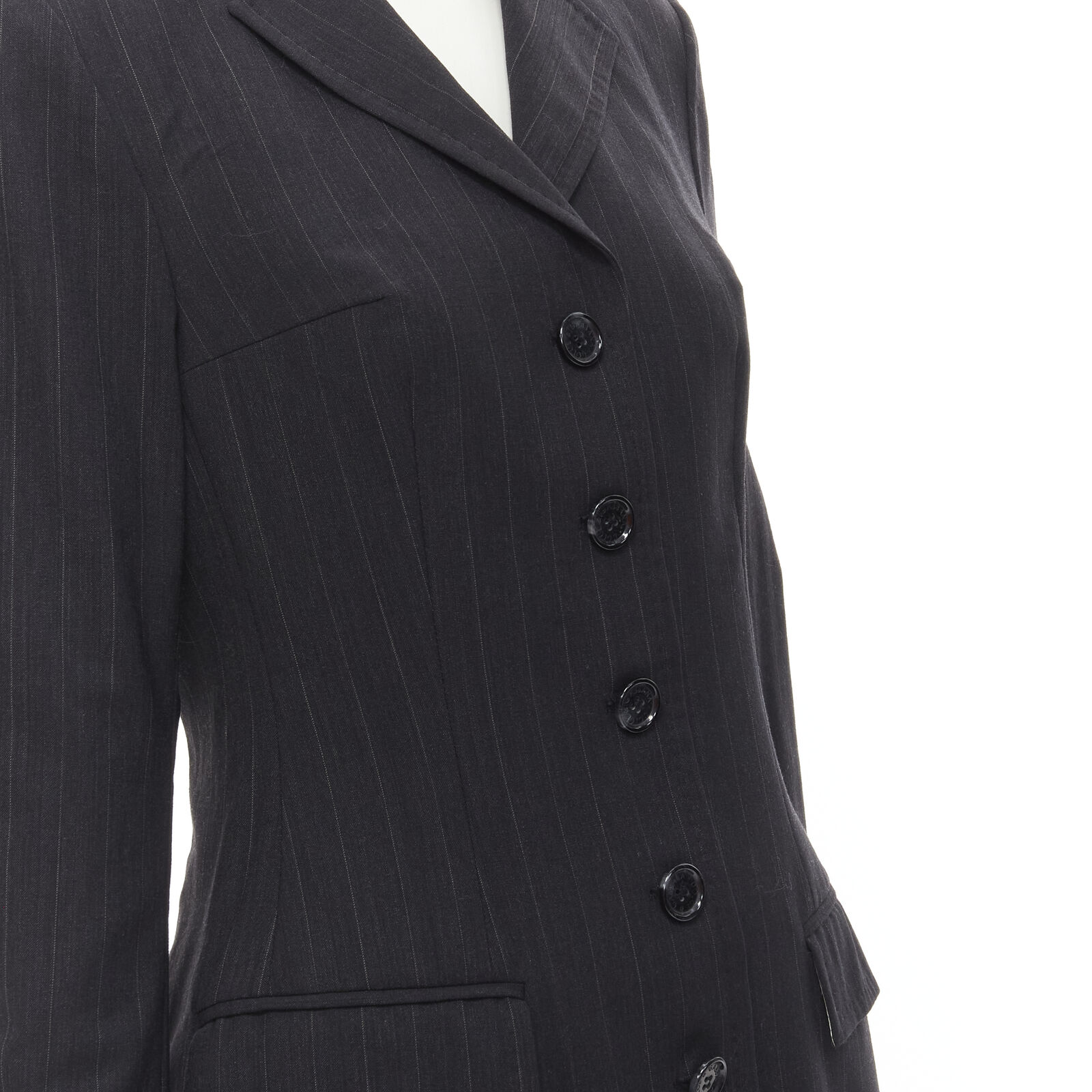 Dolce & Gabbana Pinstripe Wool Set - Back view