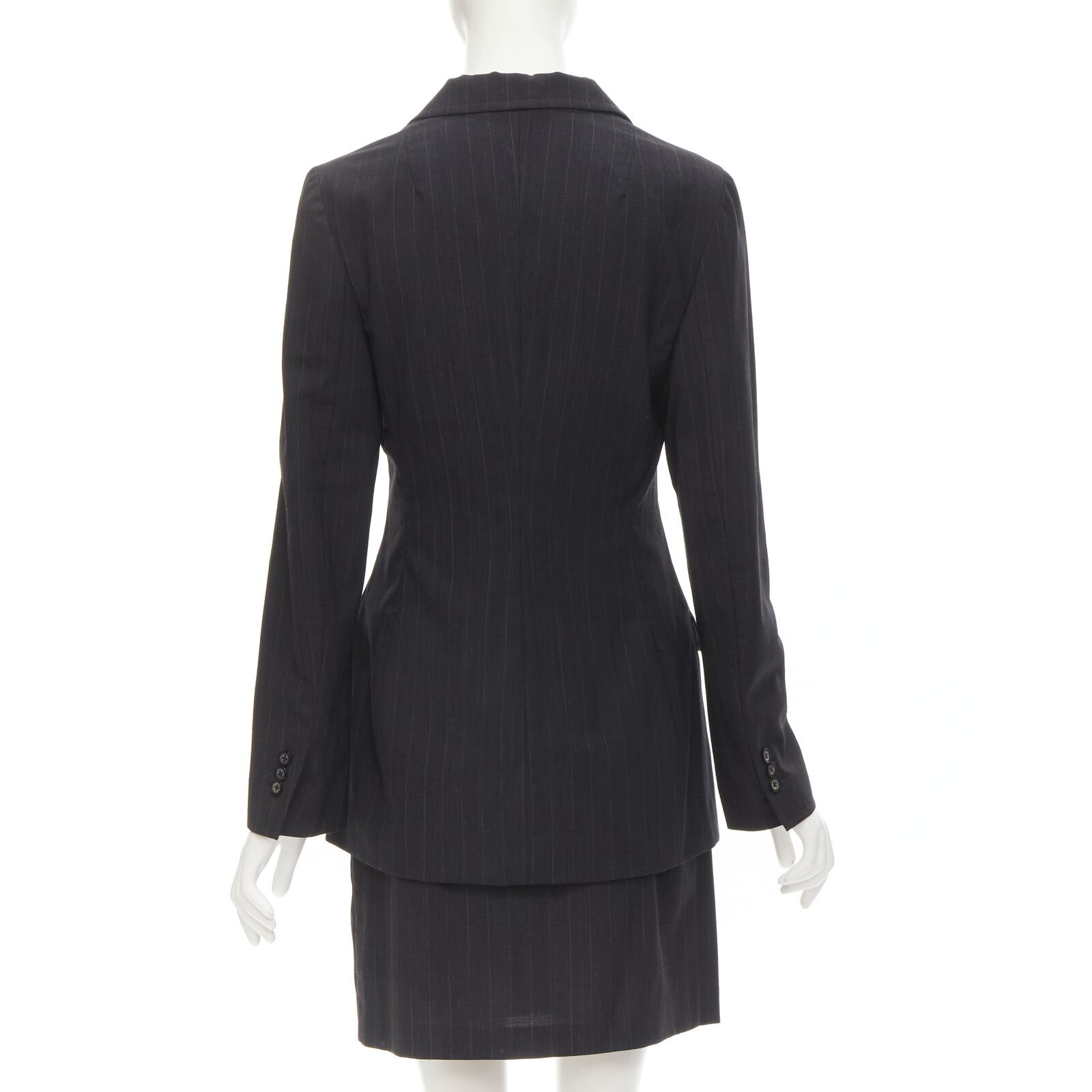 Dolce & Gabbana Pinstripe Wool Set - Side view