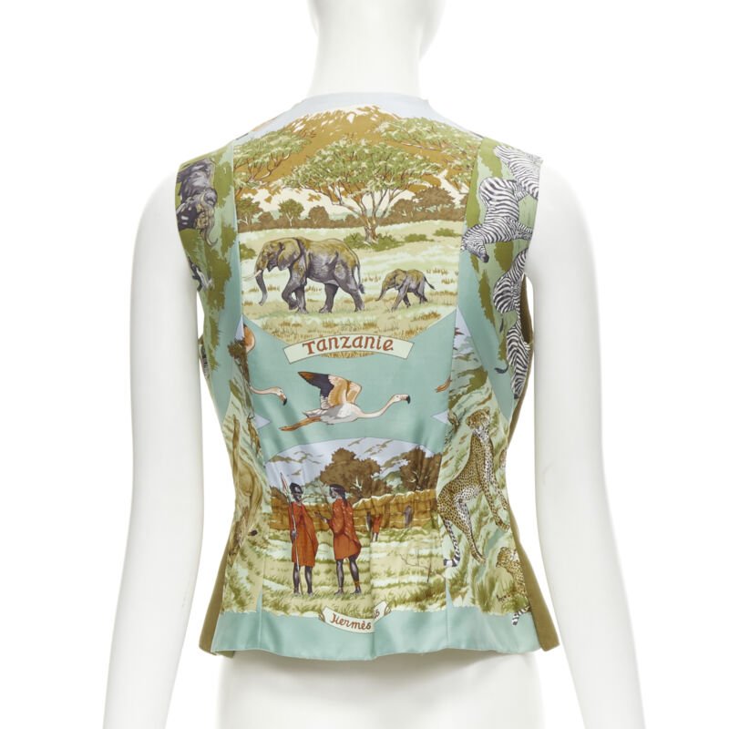 Hermès Animal Silk Vest
