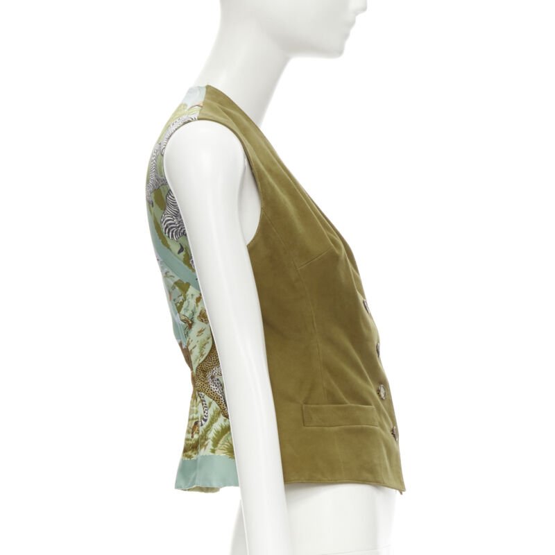 Hermès Animal Silk Vest - Side view