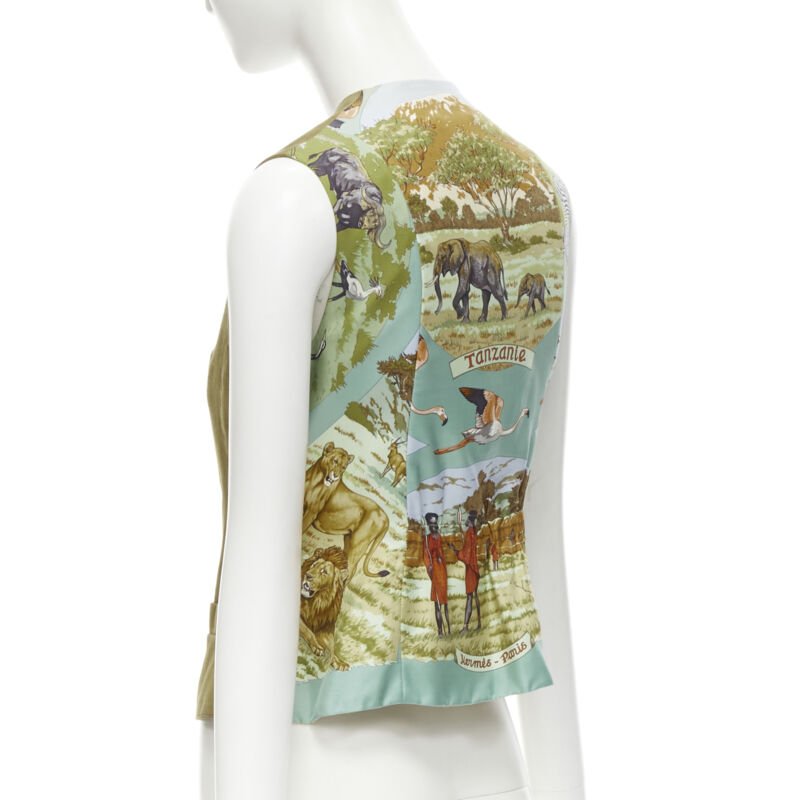 Hermès Animal Silk Vest - Detail 1