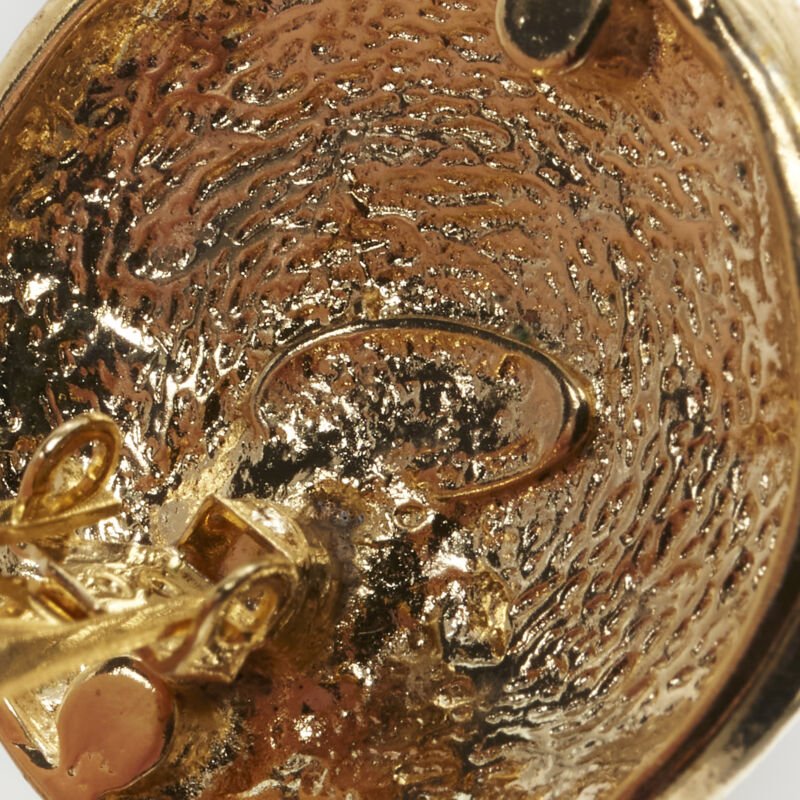 Chanel Starburst Clip Earrings - Side view