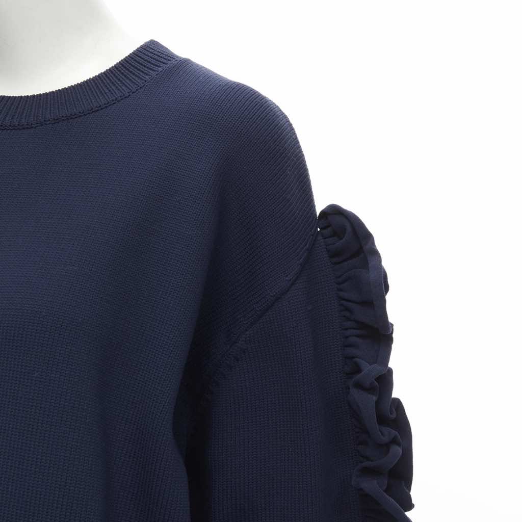 Victoria, Victoria Beckham Ruffle Sleeve Sweatshirt - Detail 2