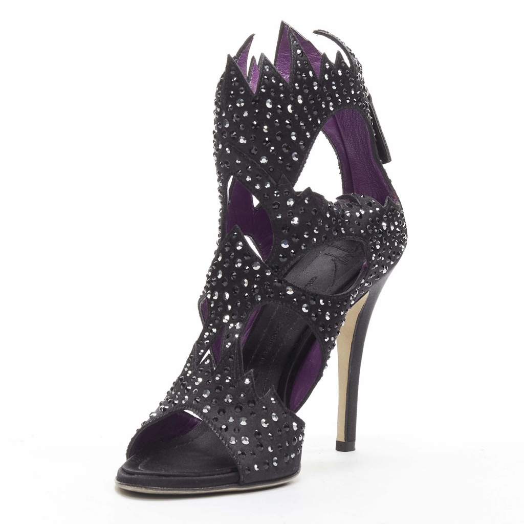 Giuseppe Zanotti Cutout Crystal Sandals - 4