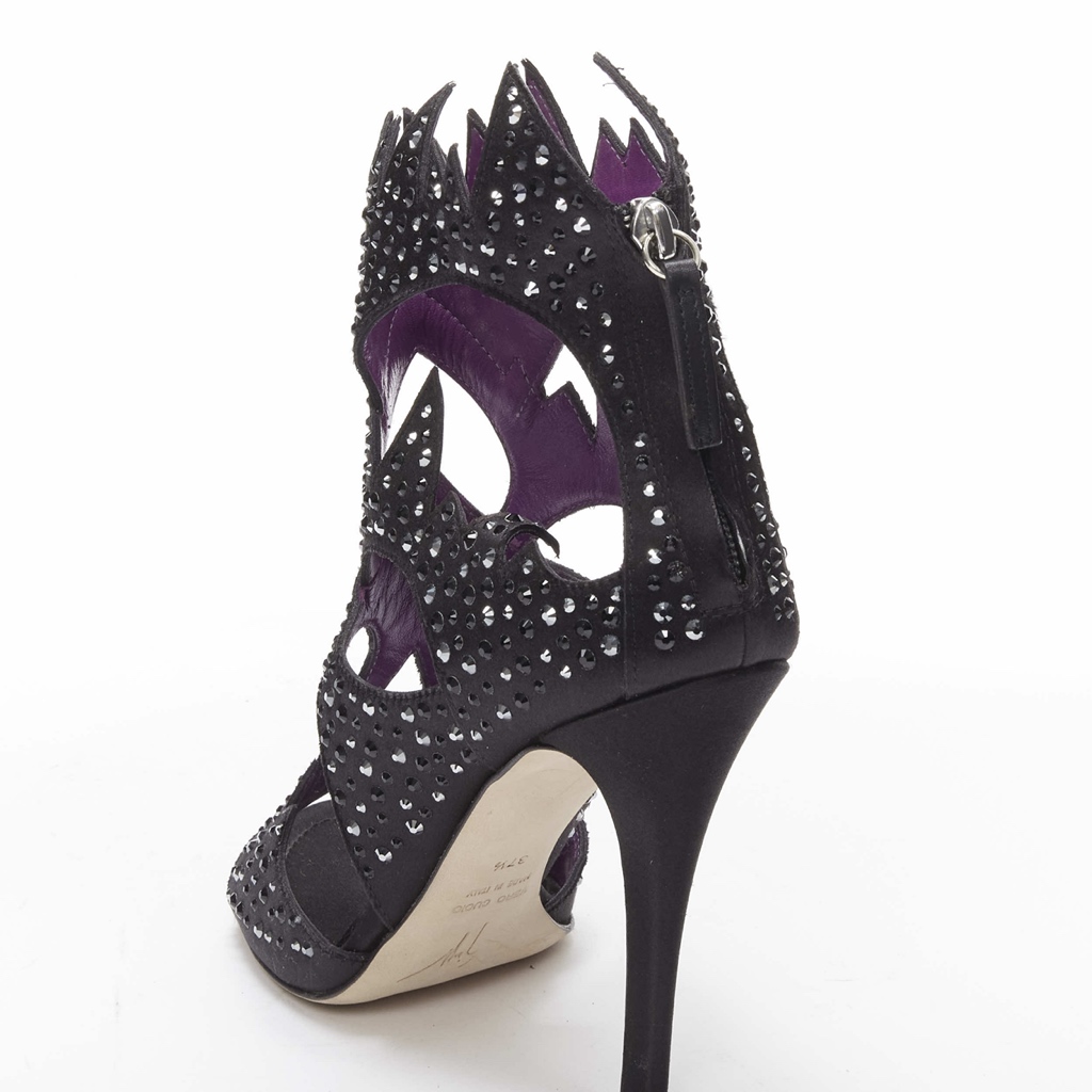 Giuseppe Zanotti Cutout Crystal Sandals - Image 10