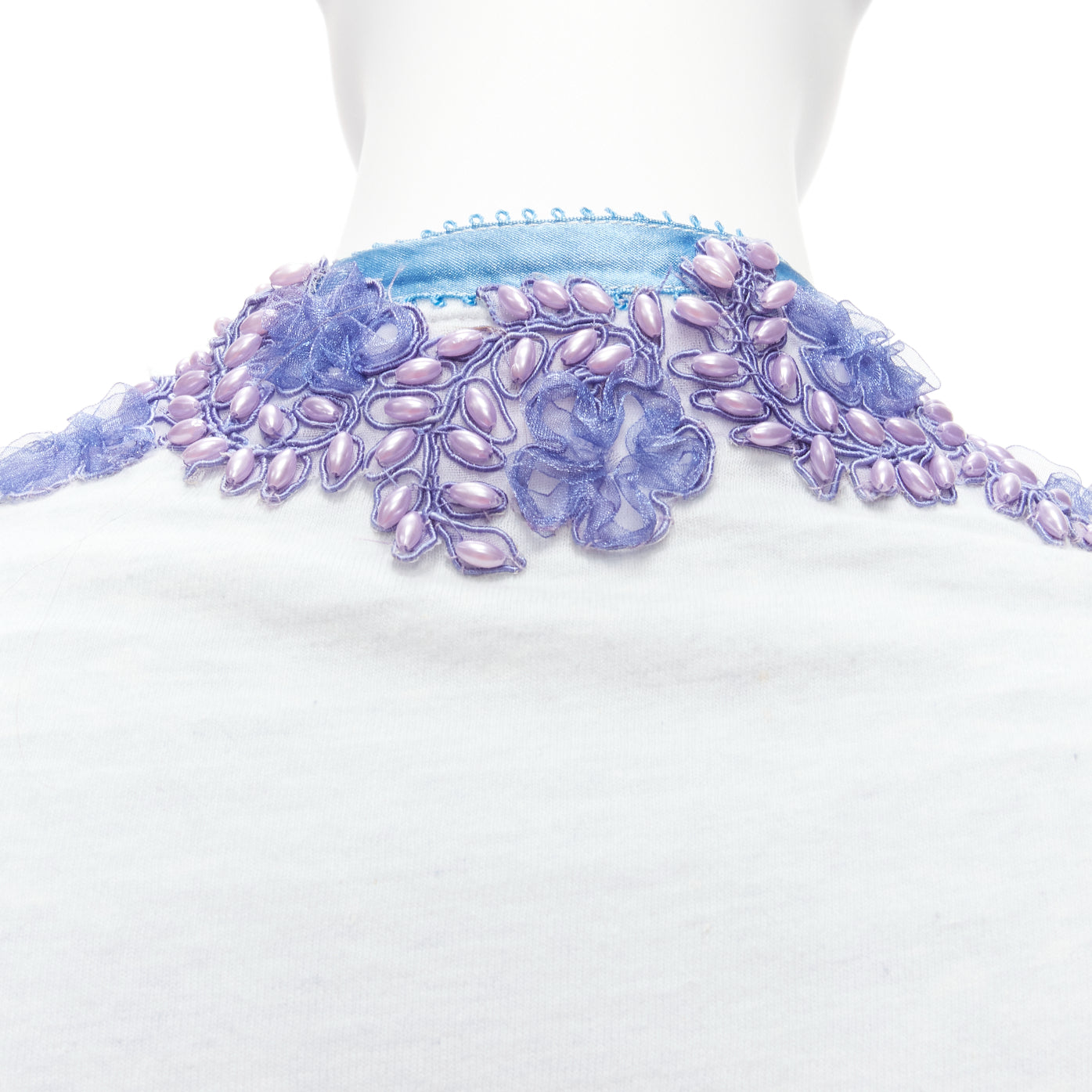 Unsigned / متعددة Embellishment Cardigan - Back view