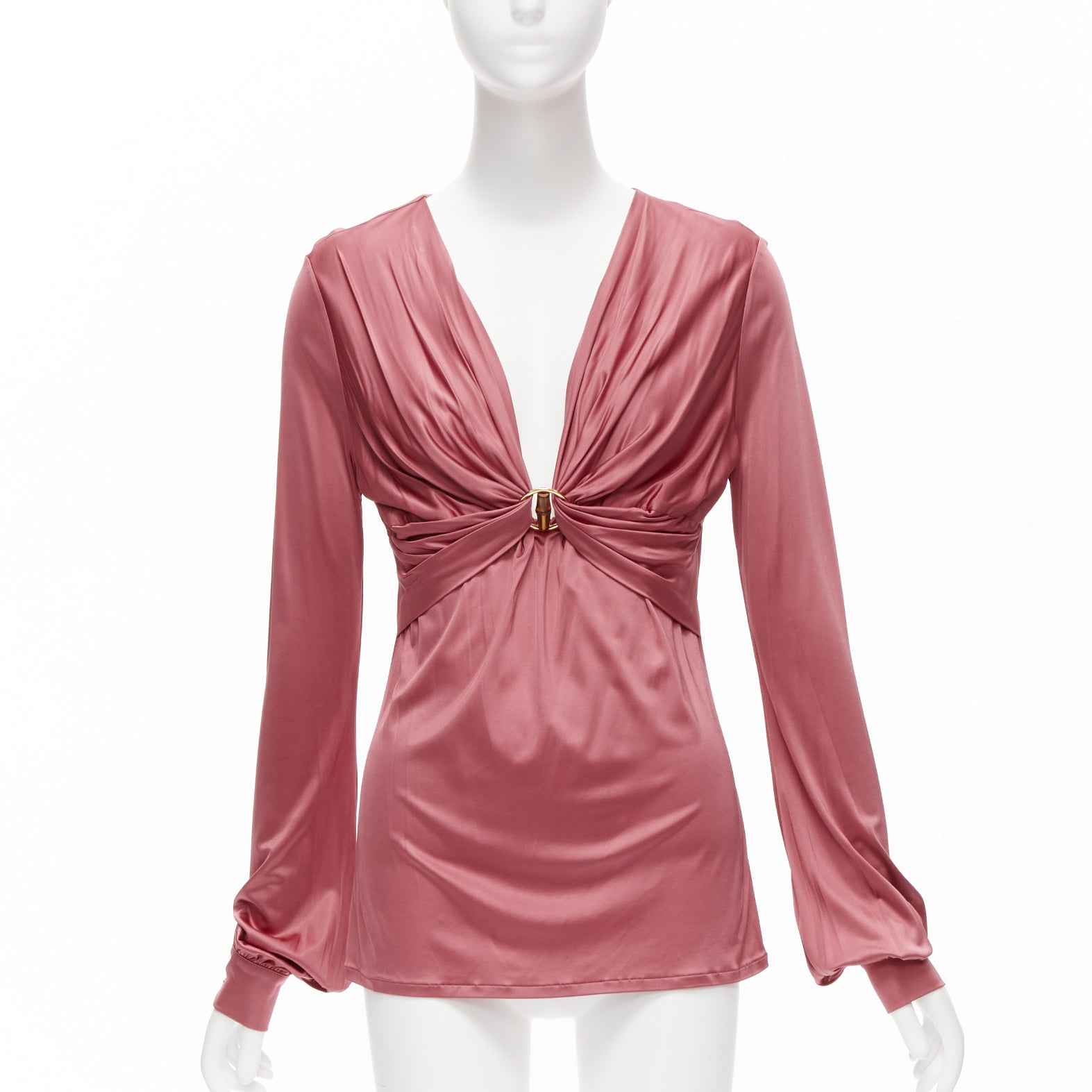Gucci Bamboo Sleeve Blouse