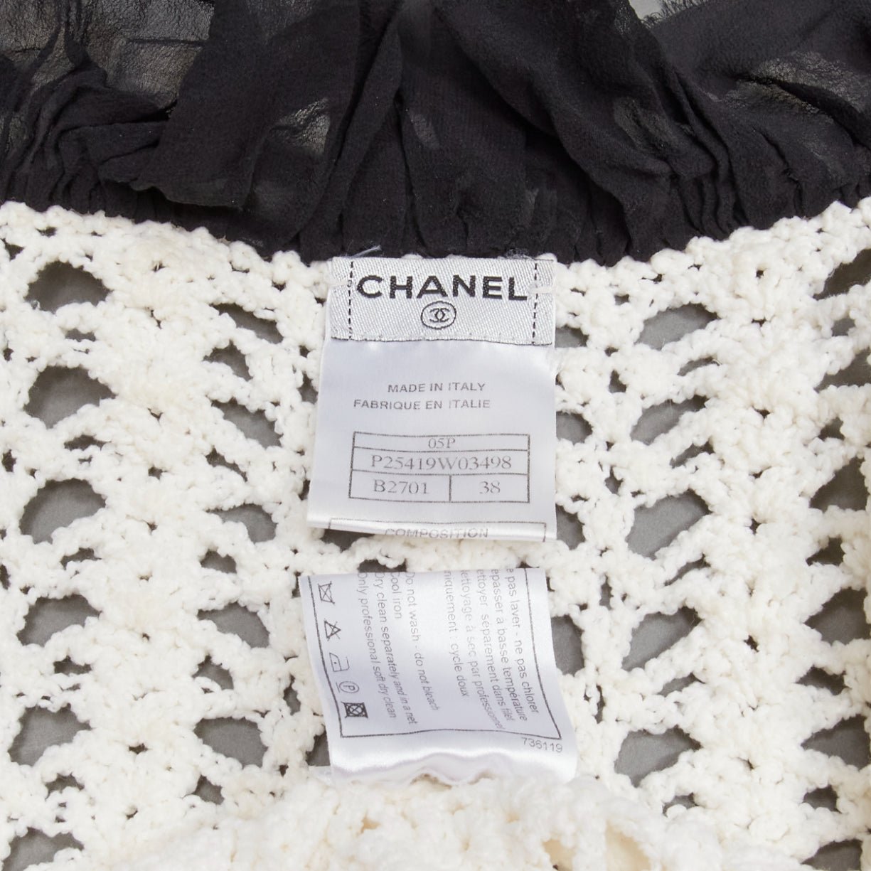 Chanel Crochet Knit Cardigan Coat - Image 10