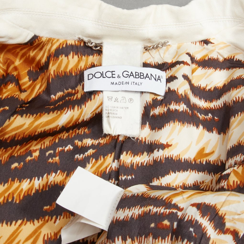 Dolce & Gabbana Wide Collar Blazer - Image 11