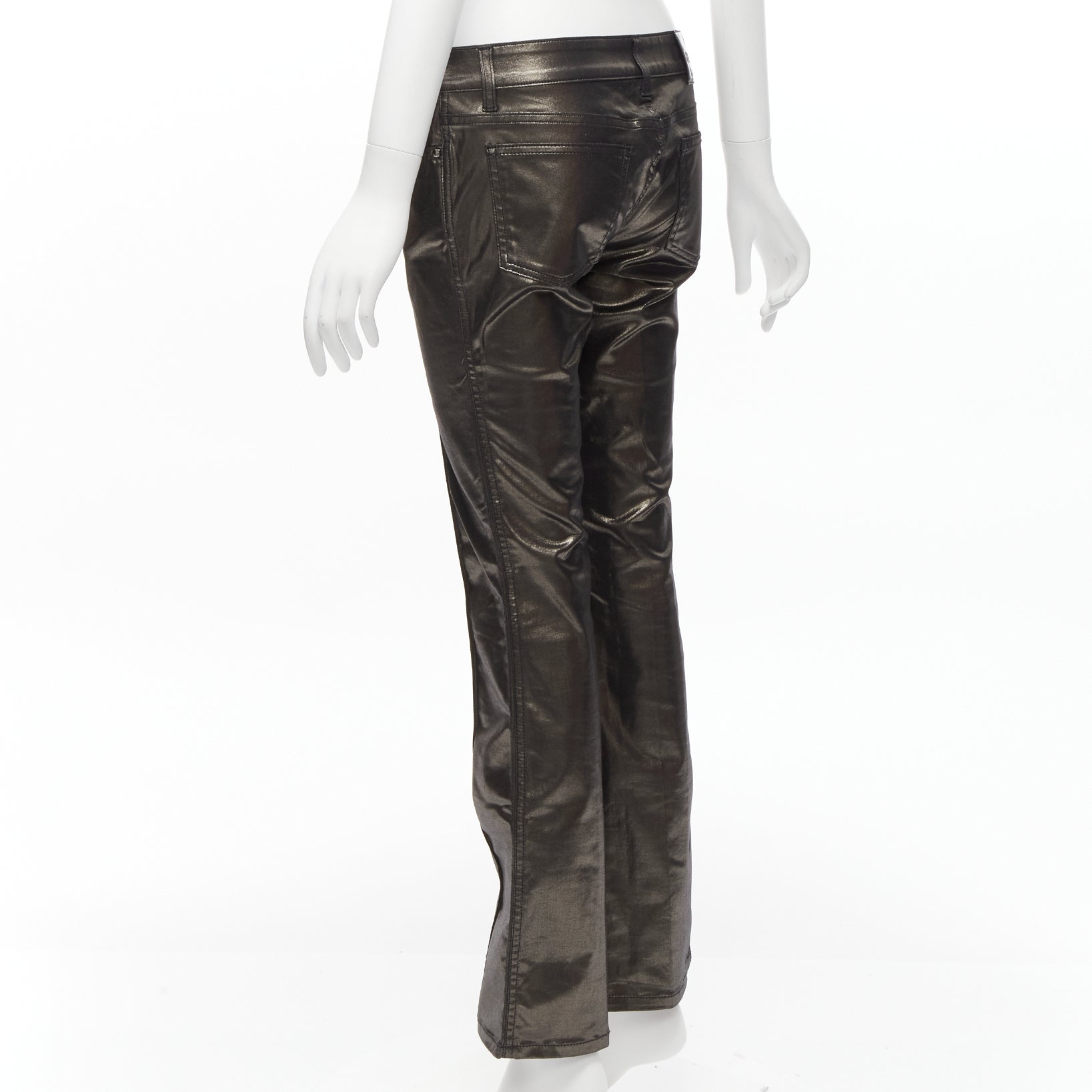 Gucci Gunmetal Flare Pants - Detail 1