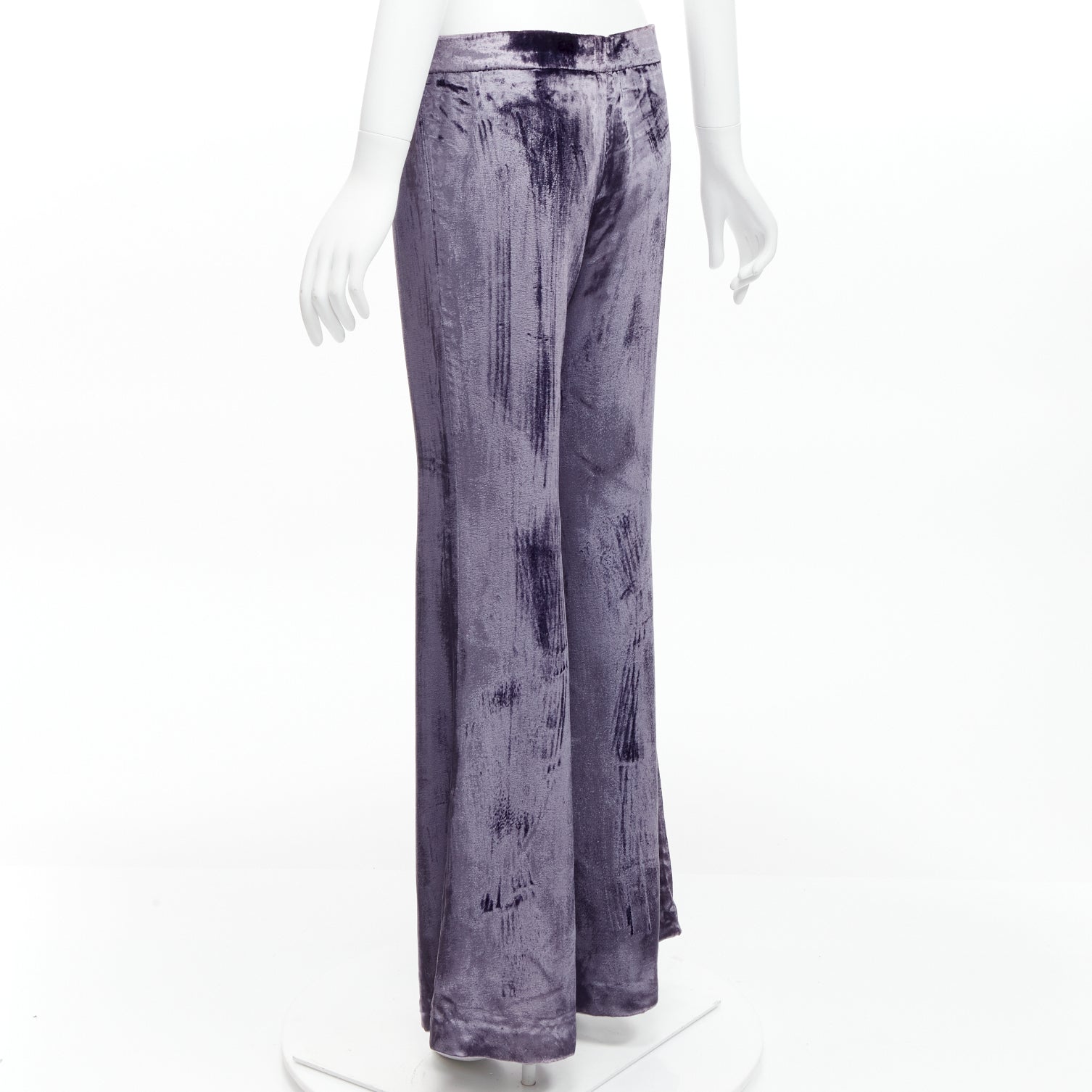 Gucci Velvet Flared Pants - Detail 1