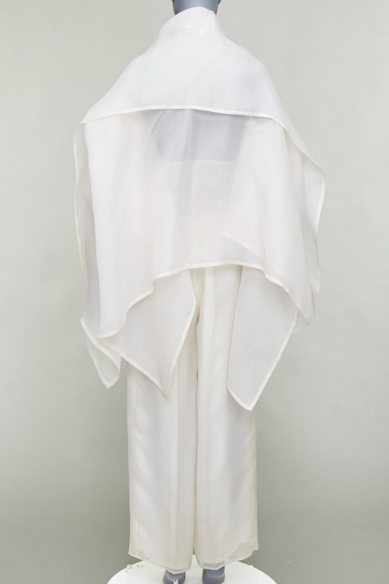 Dolce & Gabbana Ivory Coat Pantsuit - 4