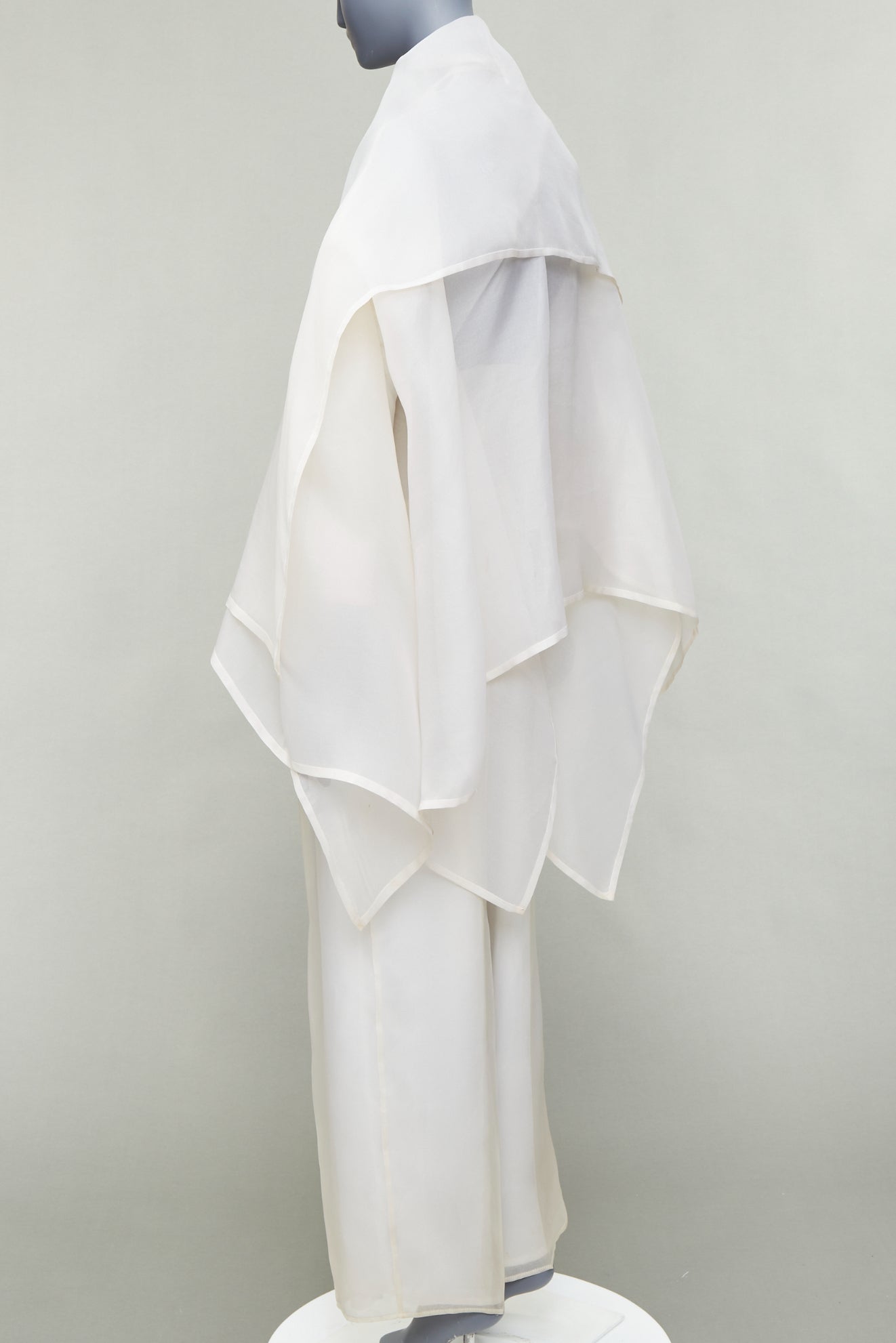 Dolce & Gabbana Ivory Coat Pantsuit - Side view